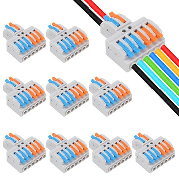 Quick Wire Connector Terminal Block | Easy Electrical Cable Joiner Kit for Home & DIY