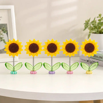 Sunflower Mini Decor | Cute Spring Flower for Home, Desk & Car Decoration