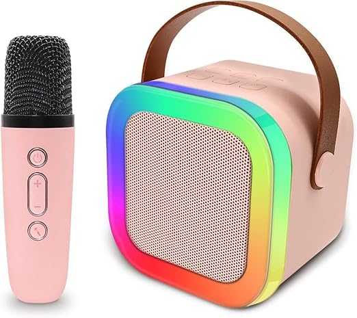 Portable Bluetooth Speaker with Wireless Microphone – Karaoke Speaker