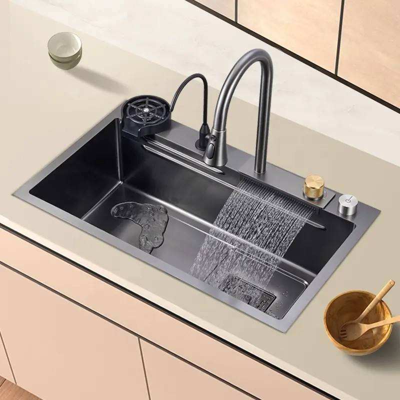 Multifunctional Kitchen Sink Set – Smart Faucet with Accessories